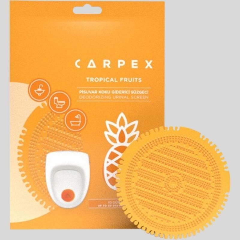 CARPEX PİSUVAR SÜZGECİ KOKU GİDERİCİ 5 ADET TROPİKAL