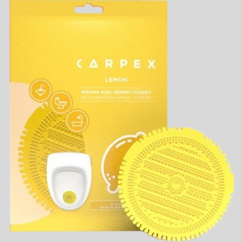 CARPEX PİSUVAR SÜZGECİ KOKU GİDERİCİ 5 ADET LİMON