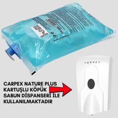 CARPEX NATURE MANUEL PLUS KÖPÜK SABUN KARTUŞU 1000 ML.x 16 ADET