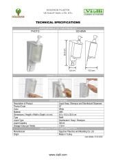 VİALLİ S7 300ML.SABUN ŞAMPUAN VE DEZENFEKTAN DİSPENSERİ