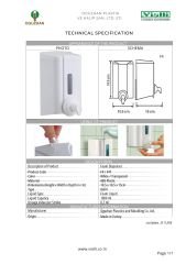 VİALLİ F4 1000 ML.BEYAZ KÖPÜK SABUN DİSPENSERİ