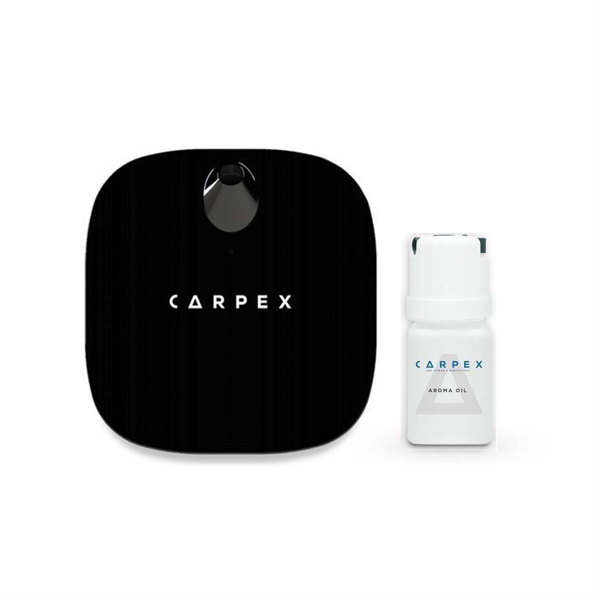 CARPEX MİCRO KOKU MAKİNESİ SİYAH + SEÇENEKLİ KOKU KARTUŞU 50ML. Basil Citrus